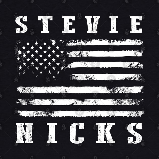 Distressed American Flag Stevie Legend by Symmetry Stunning Portrait